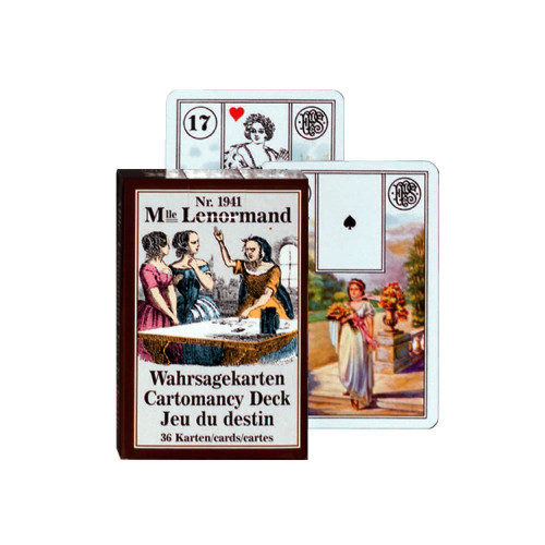 Carti de joc pentru cartomantie Piatnik "Jocul Destinului - Mademoiselle Lenormand" 