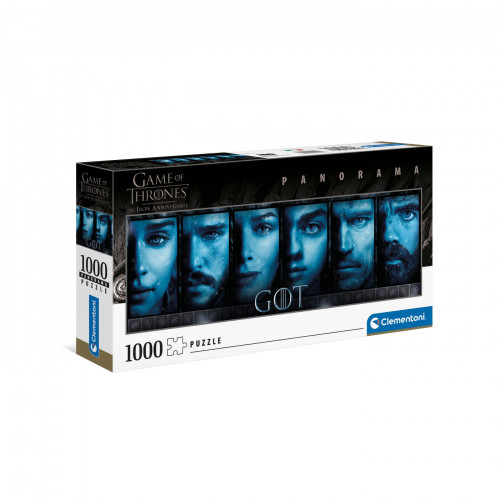 Puzzle Clementoni "Game of Thrones", 1000 piese, panoramic, dimensiuni 98 x 33 cm